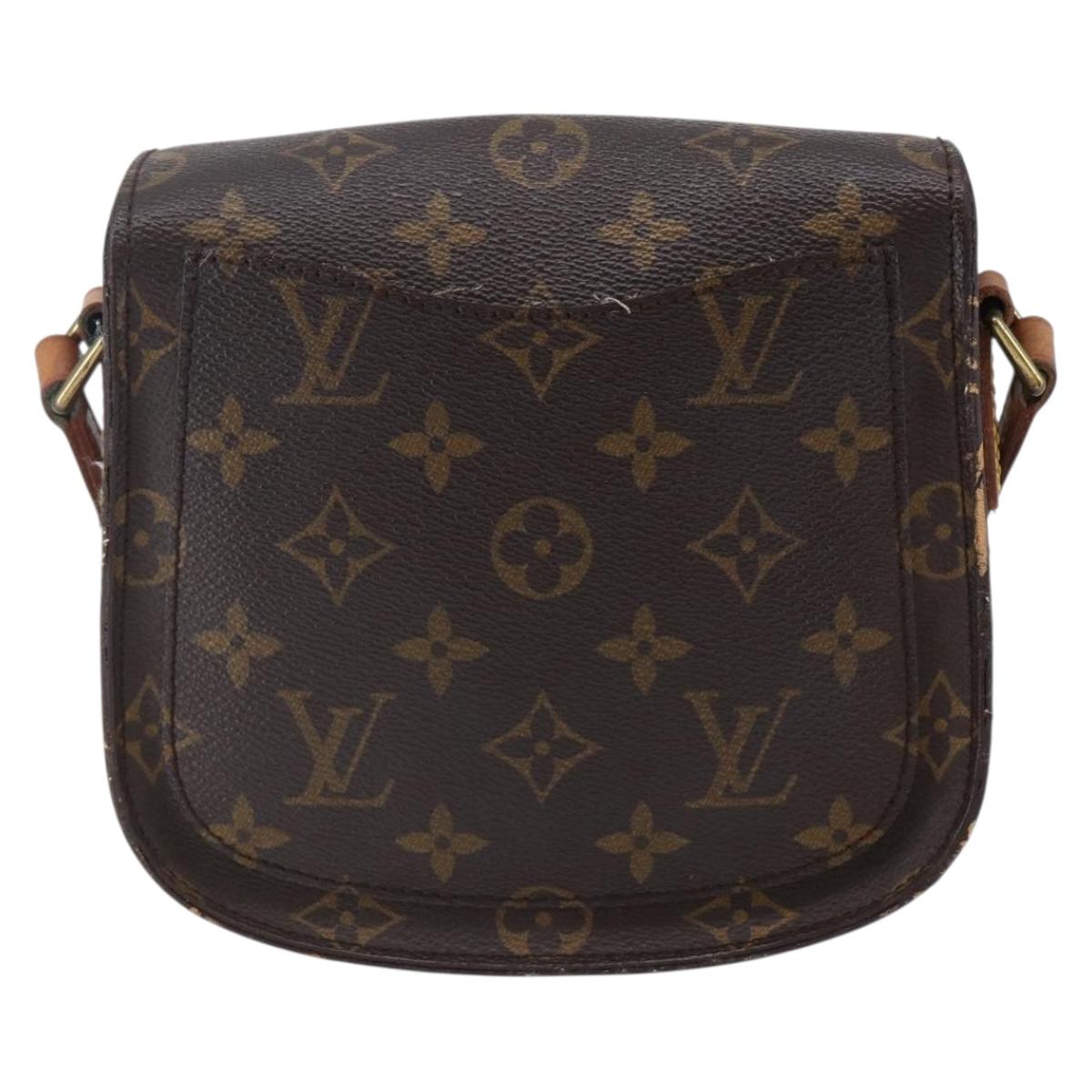 LOUIS VUITTON Monogram Saint Cloud PM Shoulder Bag M51244 LV Auth BA6499