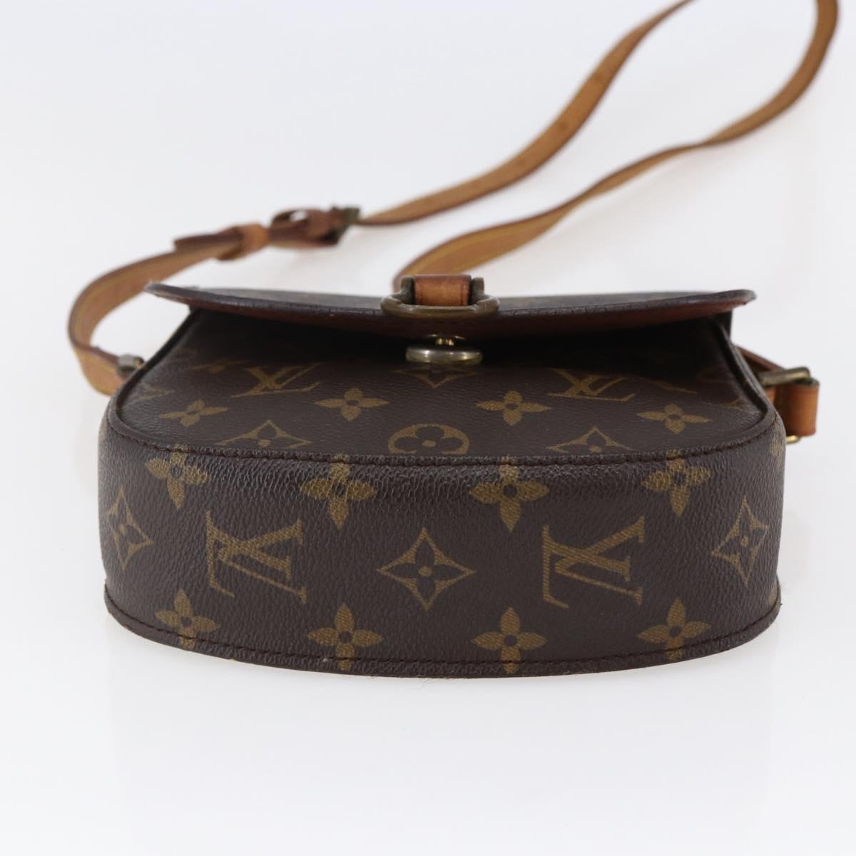 LOUIS VUITTON Monogram Saint Cloud PM Shoulder Bag M51244 LV Auth BA6499