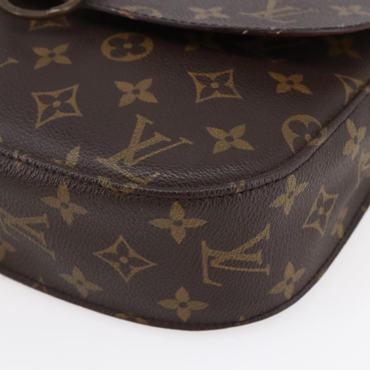 LOUIS VUITTON Monogram Saint Cloud GM Shoulder Bag M51242 LV Auth BA6502