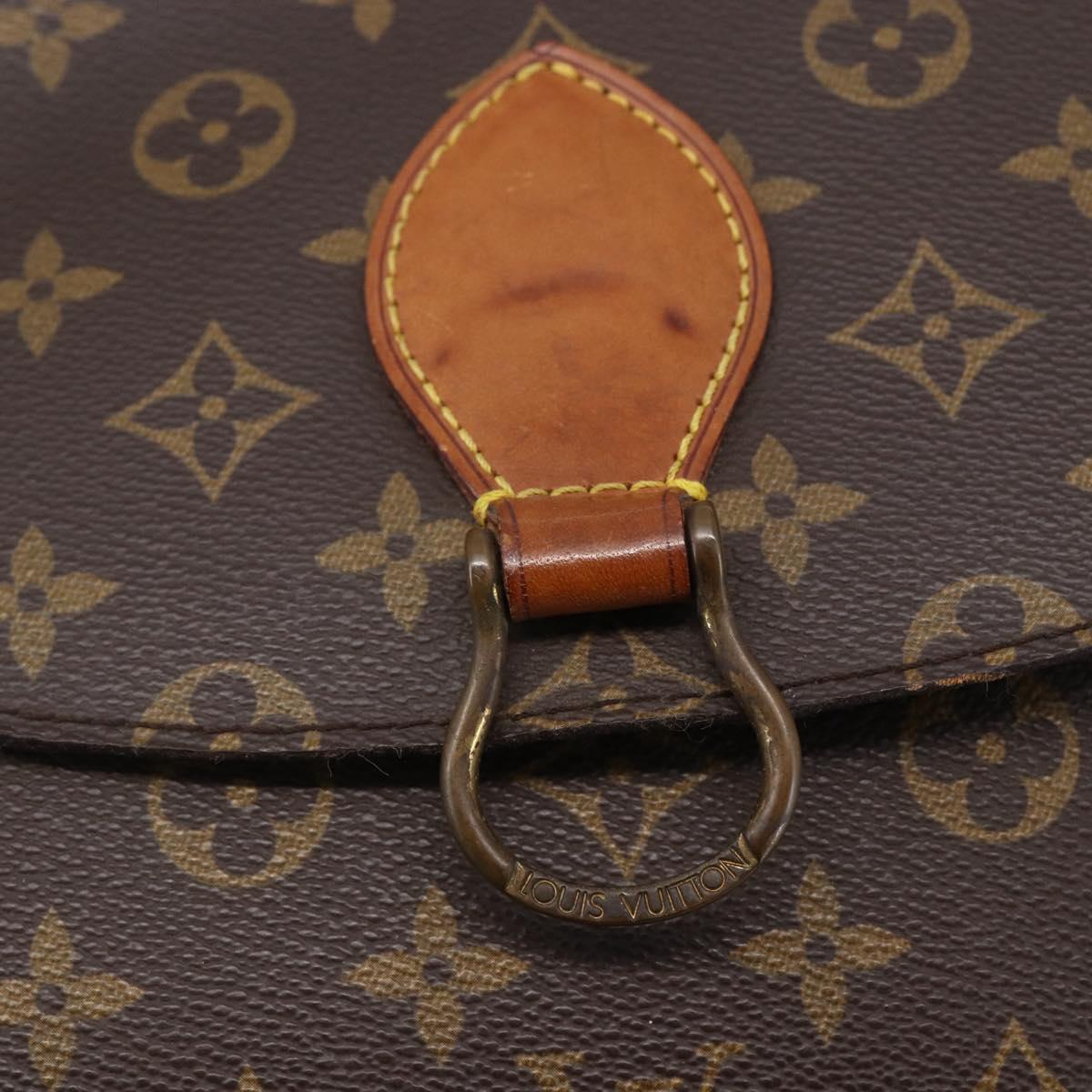 LOUIS VUITTON Monogram Saint Cloud GM Shoulder Bag M51242 LV Auth BA6502