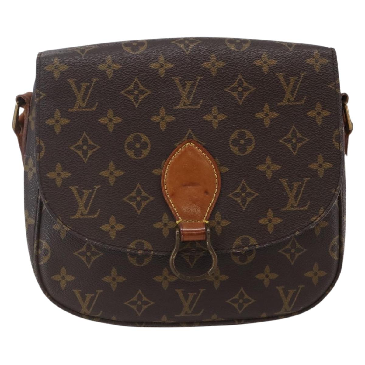LOUIS VUITTON Monogram Saint Cloud GM Shoulder Bag M51242 LV Auth BA6502
