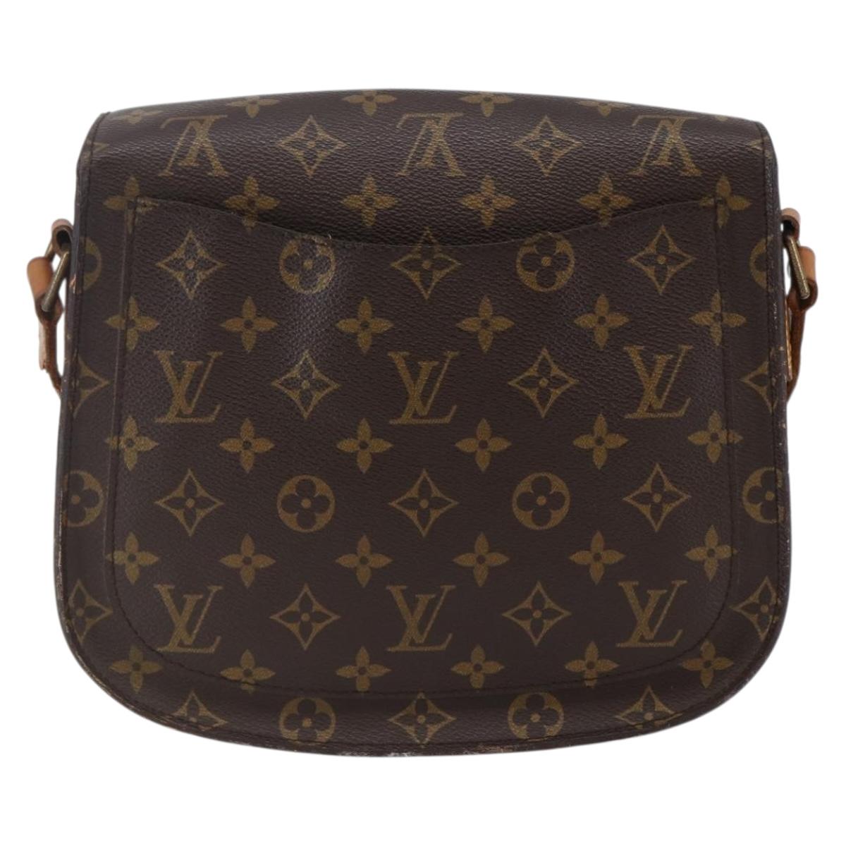 LOUIS VUITTON Monogram Saint Cloud GM Shoulder Bag M51242 LV Auth BA6502