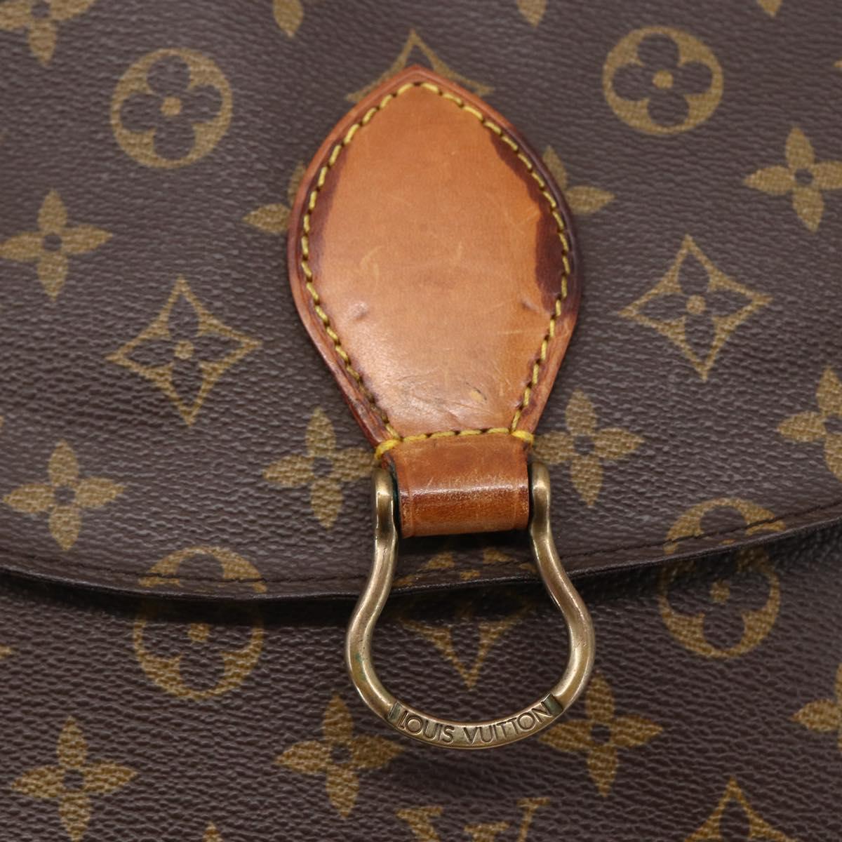 LOUIS VUITTON Monogram Saint Cloud GM Shoulder Bag M51242 LV Auth BA6503