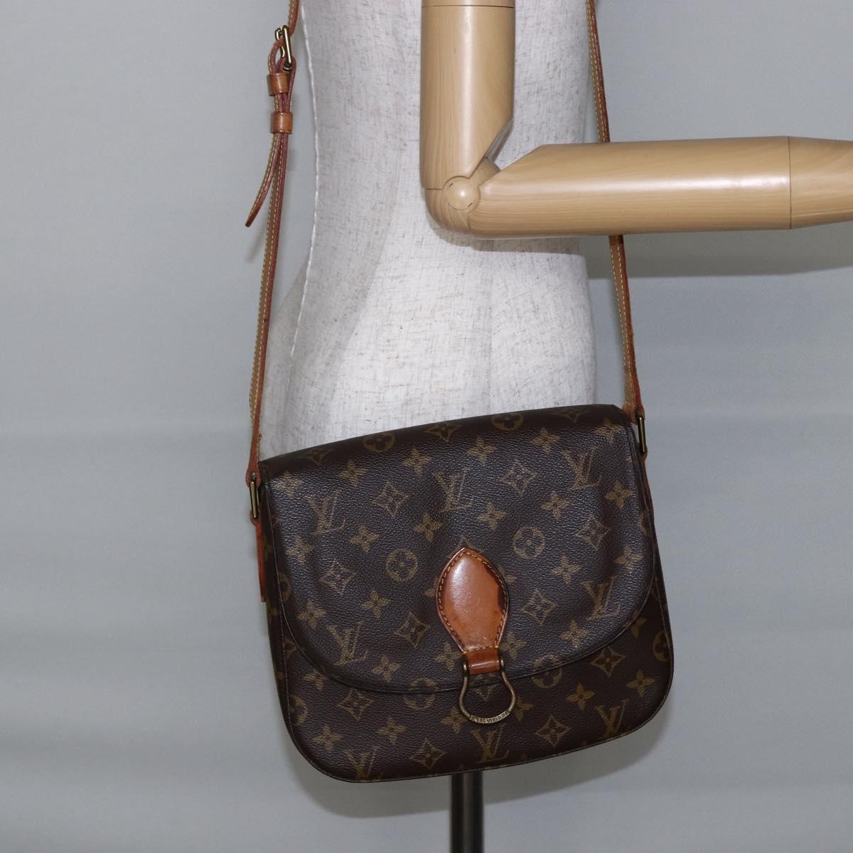 LOUIS VUITTON Monogram Saint Cloud GM Shoulder Bag M51242 LV Auth BA6503