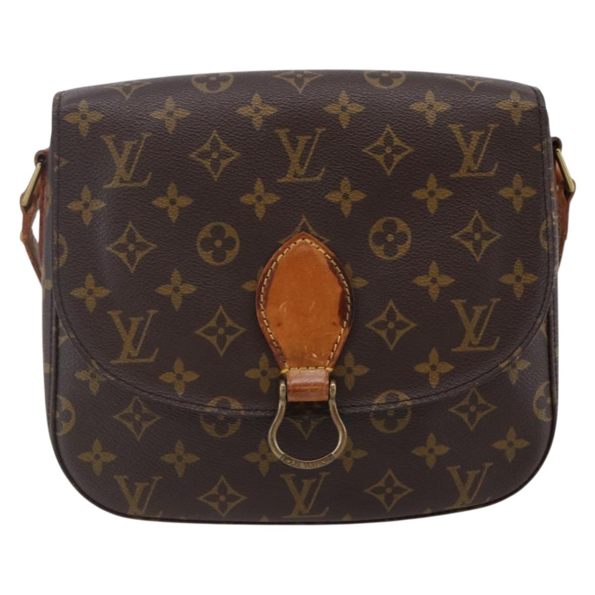 LOUIS VUITTON Monogram Saint Cloud GM Shoulder Bag M51242 LV Auth BA6503