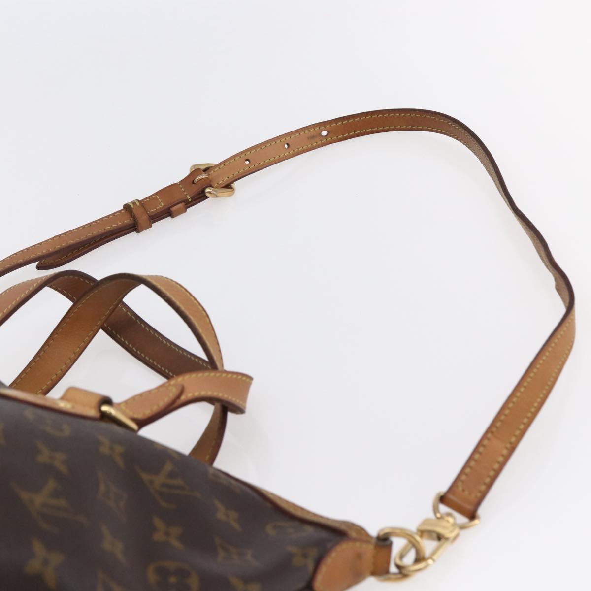LOUIS VUITTON Monogram Palermo PM Tote Bag M40145 LV Auth BA6506