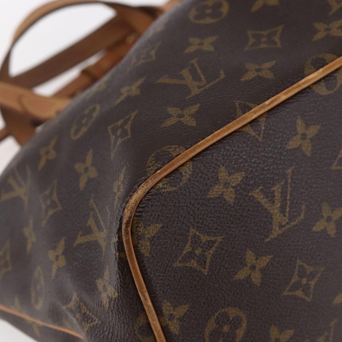 LOUIS VUITTON Monogram Palermo PM Tote Bag M40145 LV Auth BA6506
