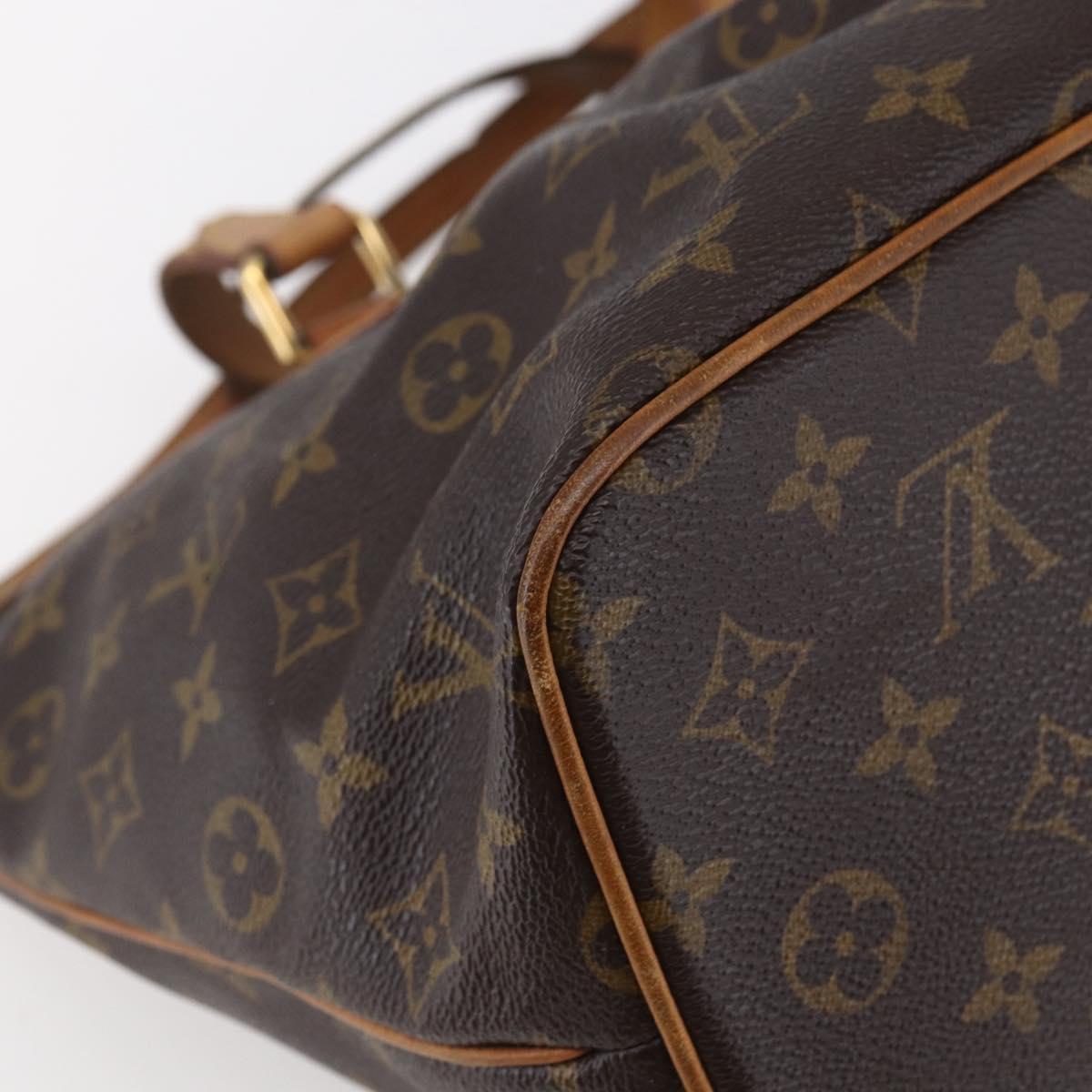 LOUIS VUITTON Monogram Palermo PM Tote Bag M40145 LV Auth BA6506