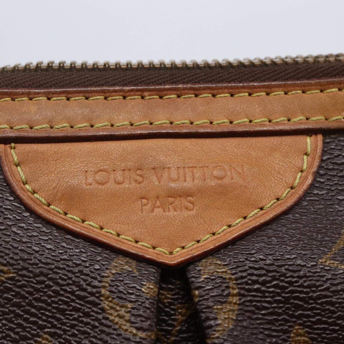LOUIS VUITTON Monogram Palermo PM Tote Bag M40145 LV Auth BA6506