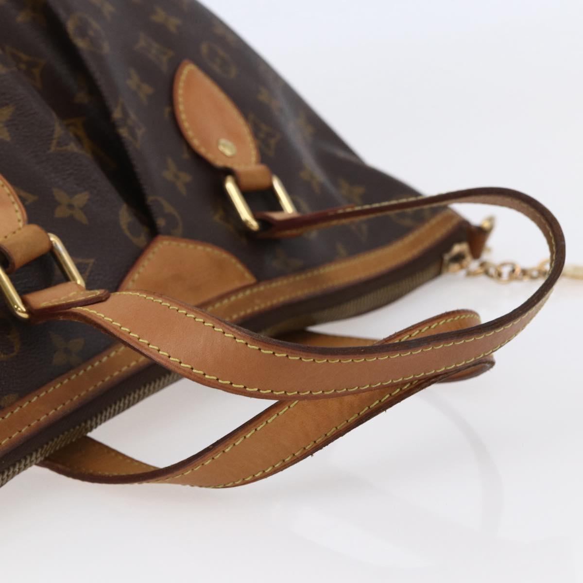 LOUIS VUITTON Monogram Palermo PM Tote Bag M40145 LV Auth BA6506