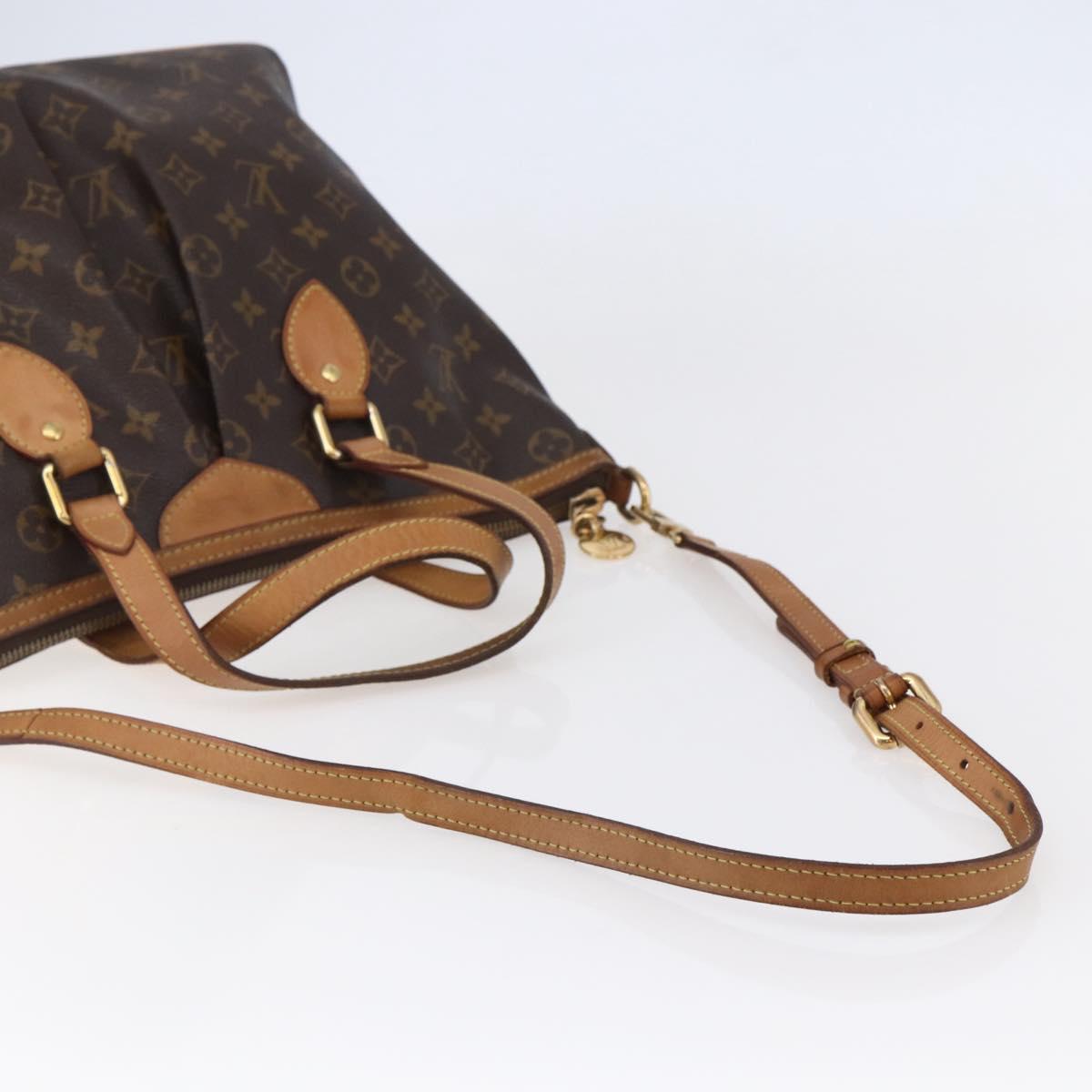 LOUIS VUITTON Monogram Palermo PM Tote Bag M40145 LV Auth BA6506