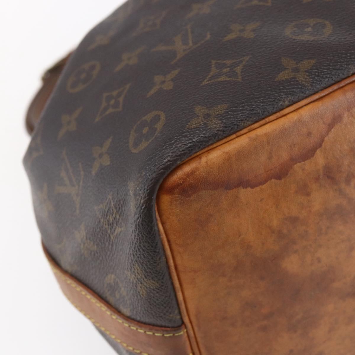 LOUIS VUITTON Monogram Petit Noe Shoulder Bag M42226 LV Auth BA6508