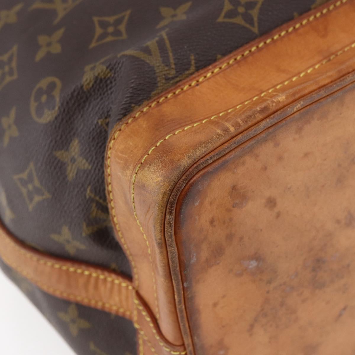 LOUIS VUITTON Monogram Noe Shoulder Bag M42224 LV Auth BA6509