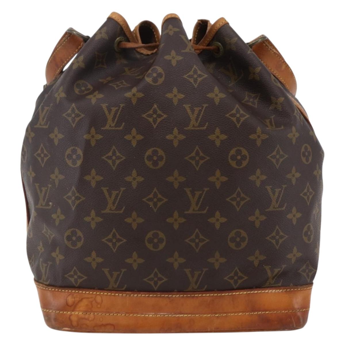 LOUIS VUITTON Monogram Noe Shoulder Bag M42224 LV Auth BA6509
