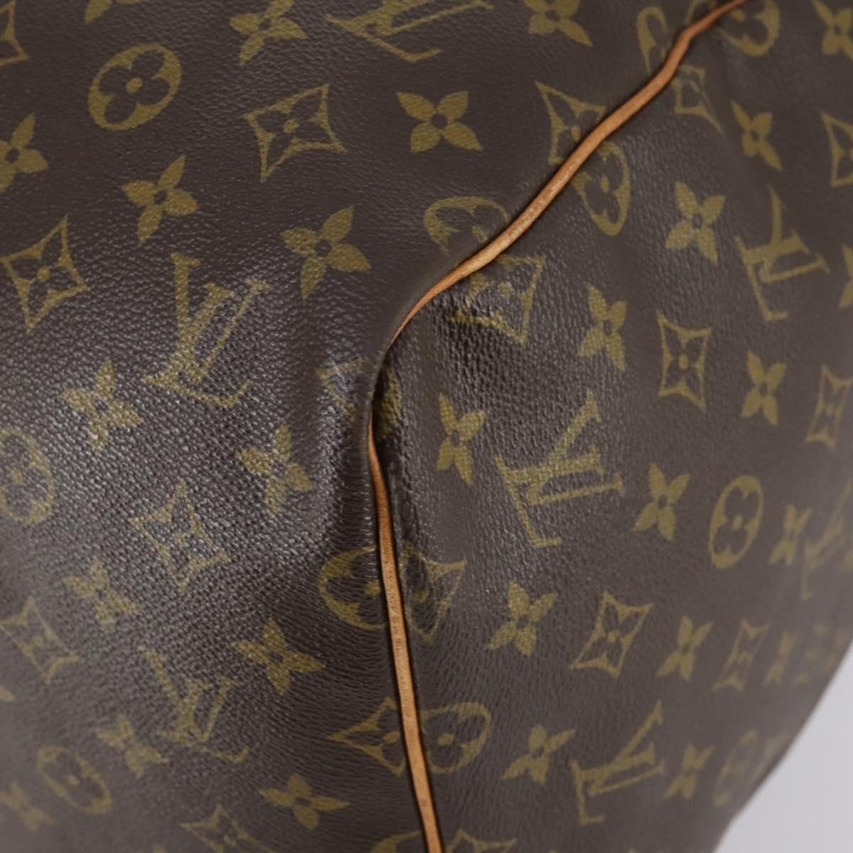 LOUIS VUITTON Monogram Keepall 55 Boston Bag M41424 LV Auth BA6510