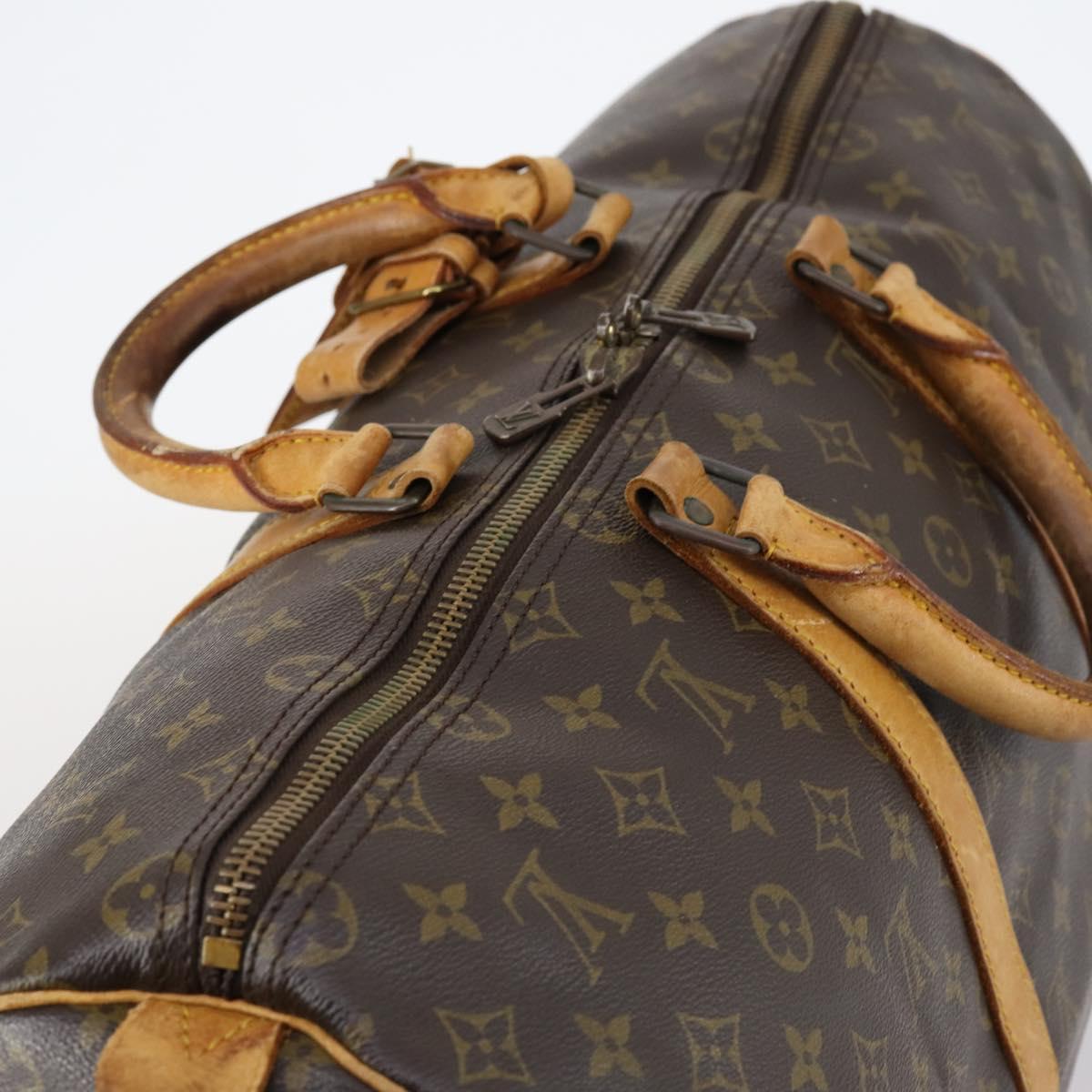LOUIS VUITTON Monogram Keepall 50 Boston Bag M41426 LV Auth BA6511
