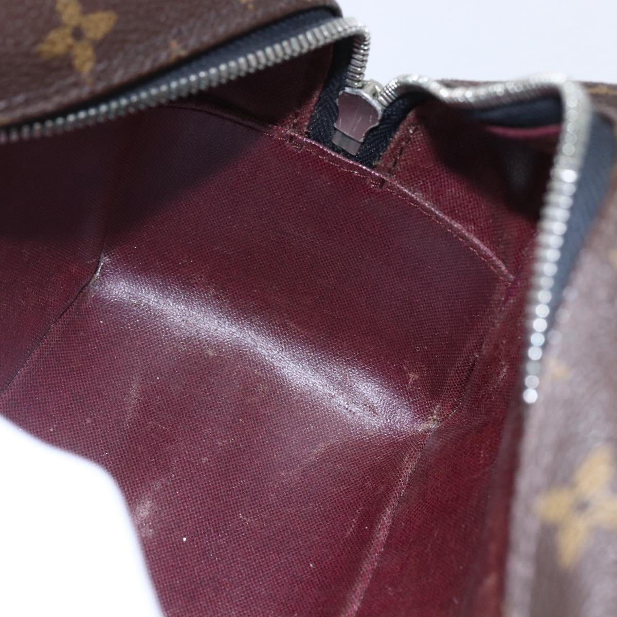 LOUIS VUITTON Monogram Macassar Trousse Toilette Bag M40378 LV Auth BA6513