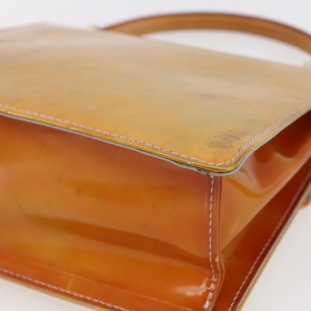 LOUIS VUITTON Monogram Vernis Spring Street Hand Bag Gris M91029 LV Auth BA6515