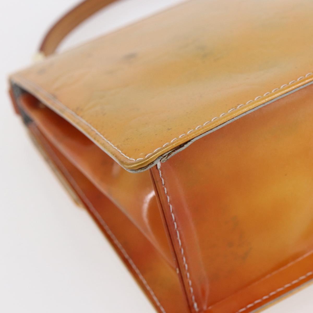 LOUIS VUITTON Monogram Vernis Spring Street Hand Bag Gris M91029 LV Auth BA6515