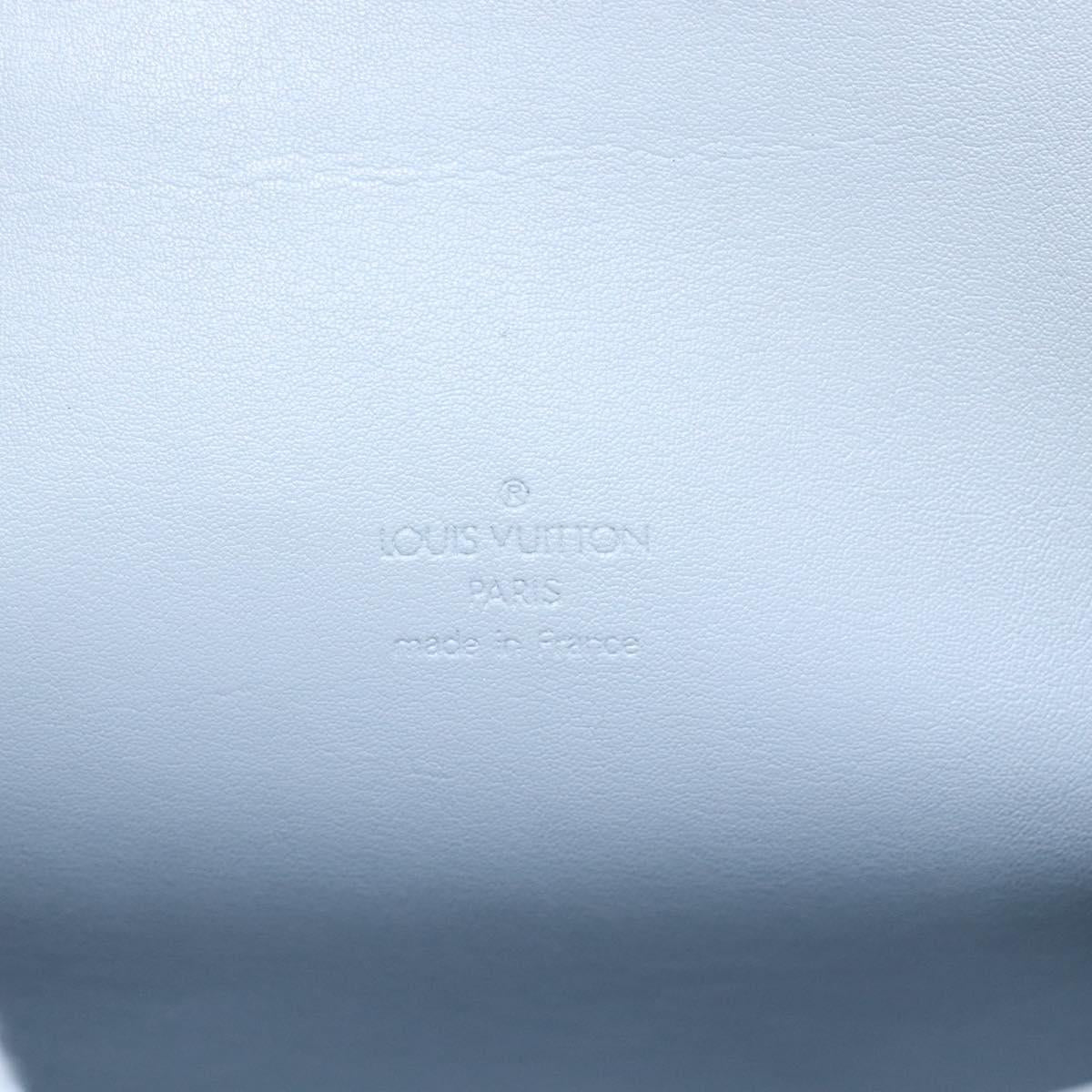 LOUIS VUITTON Monogram Vernis Spring Street Hand Bag Gris M91029 LV Auth BA6515