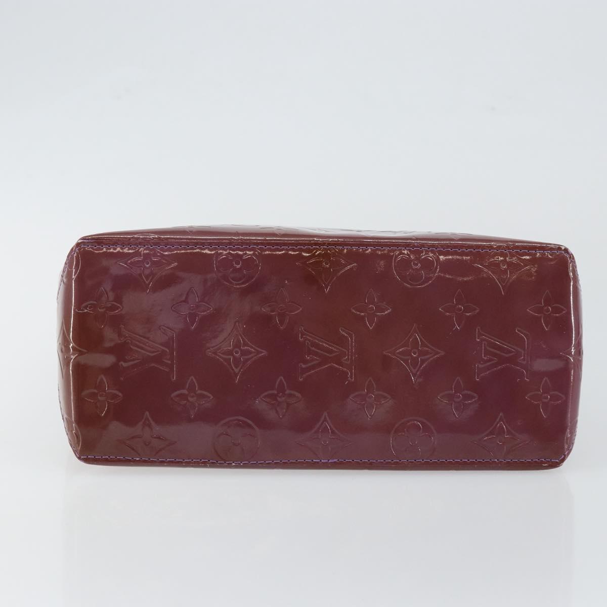 LOUIS VUITTON Monogram Vernis Reade PM Hand Bag Purple Viole M93578 Auth BA6516
