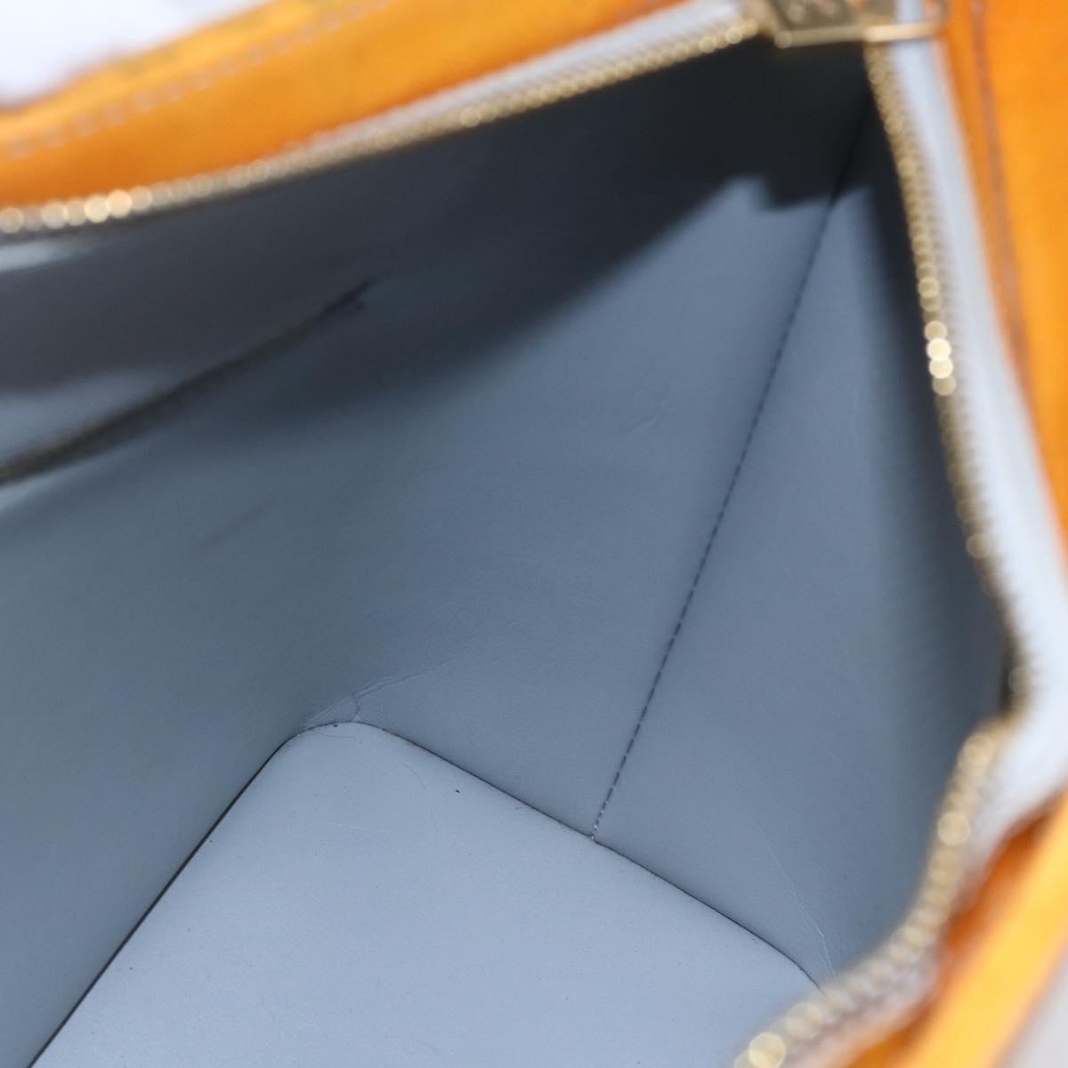 LOUIS VUITTON Monogram Vernis Houston Hand Bag Gris M91053 LV Auth BA6519