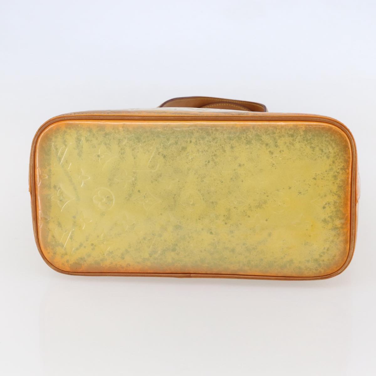 LOUIS VUITTON Monogram Vernis Houston Hand Bag Gris M91053 LV Auth BA6519