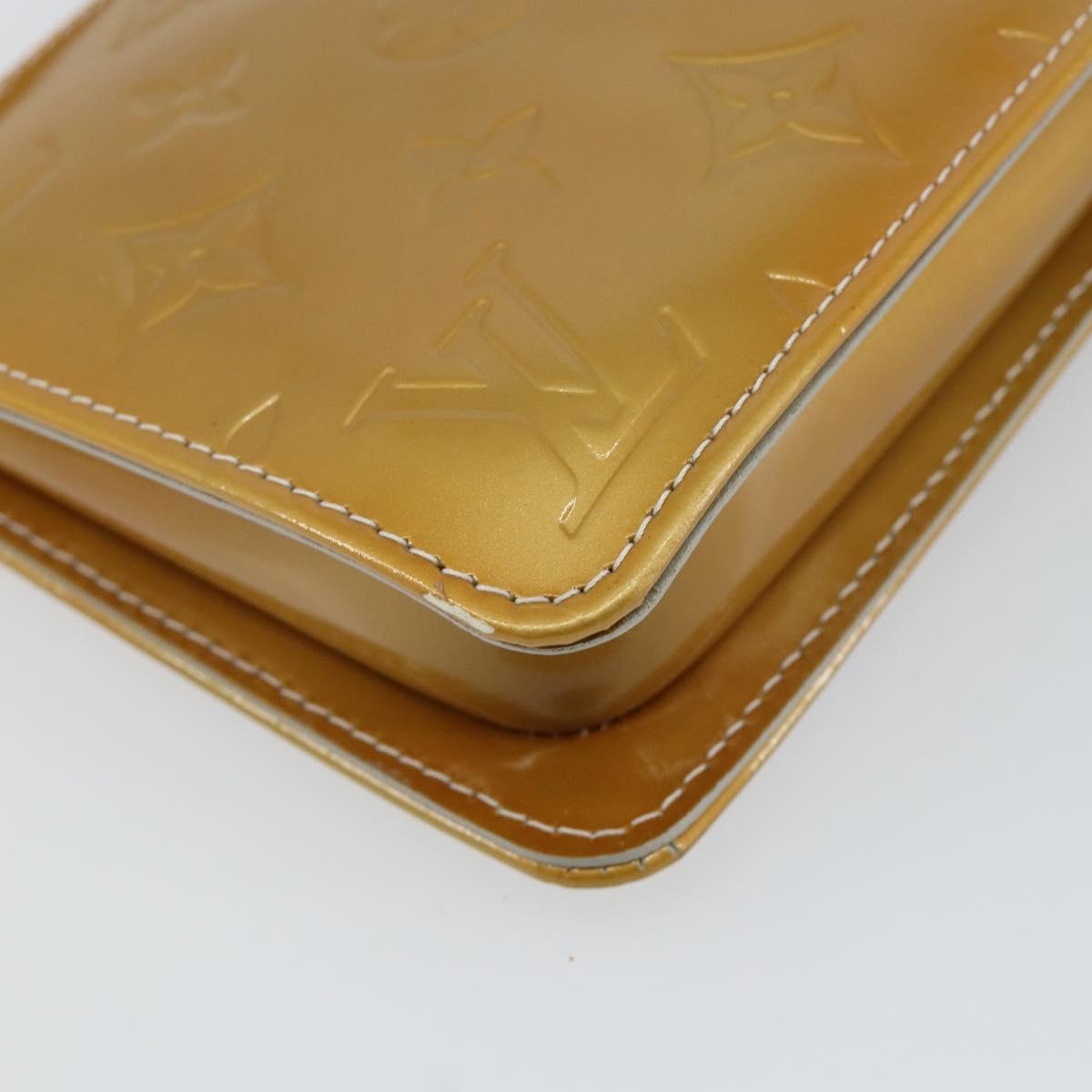 LOUIS VUITTON Monogram Vernis Lexington Accessory Pouch Gris M91056 Auth BA6521