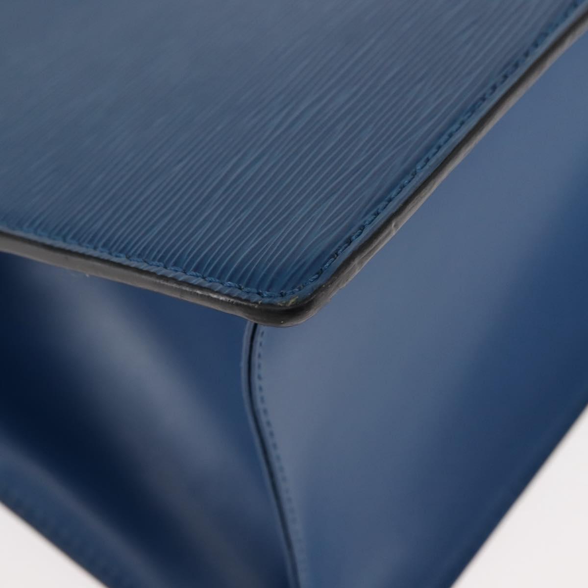 LOUIS VUITTON Epi Riviera Hand Bag Blue M48185 LV Auth BA6523