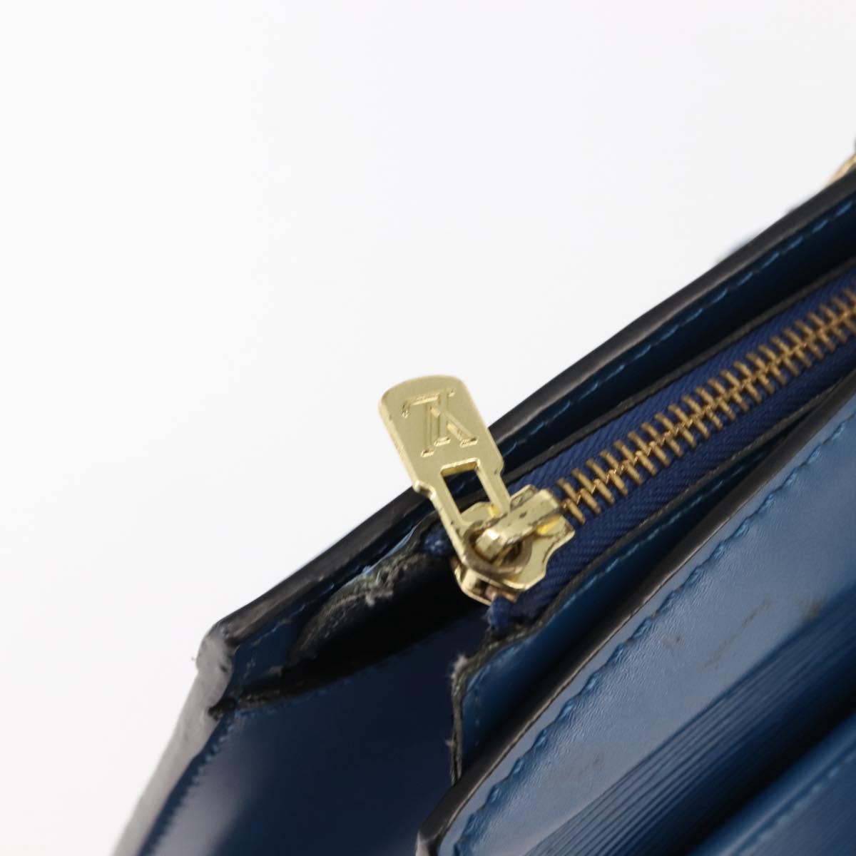 LOUIS VUITTON Epi Riviera Hand Bag Blue M48185 LV Auth BA6523