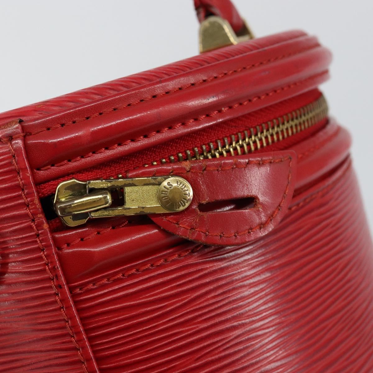 LOUIS VUITTON Epi Cannes Hand Bag Red M48037 LV Auth BA6526