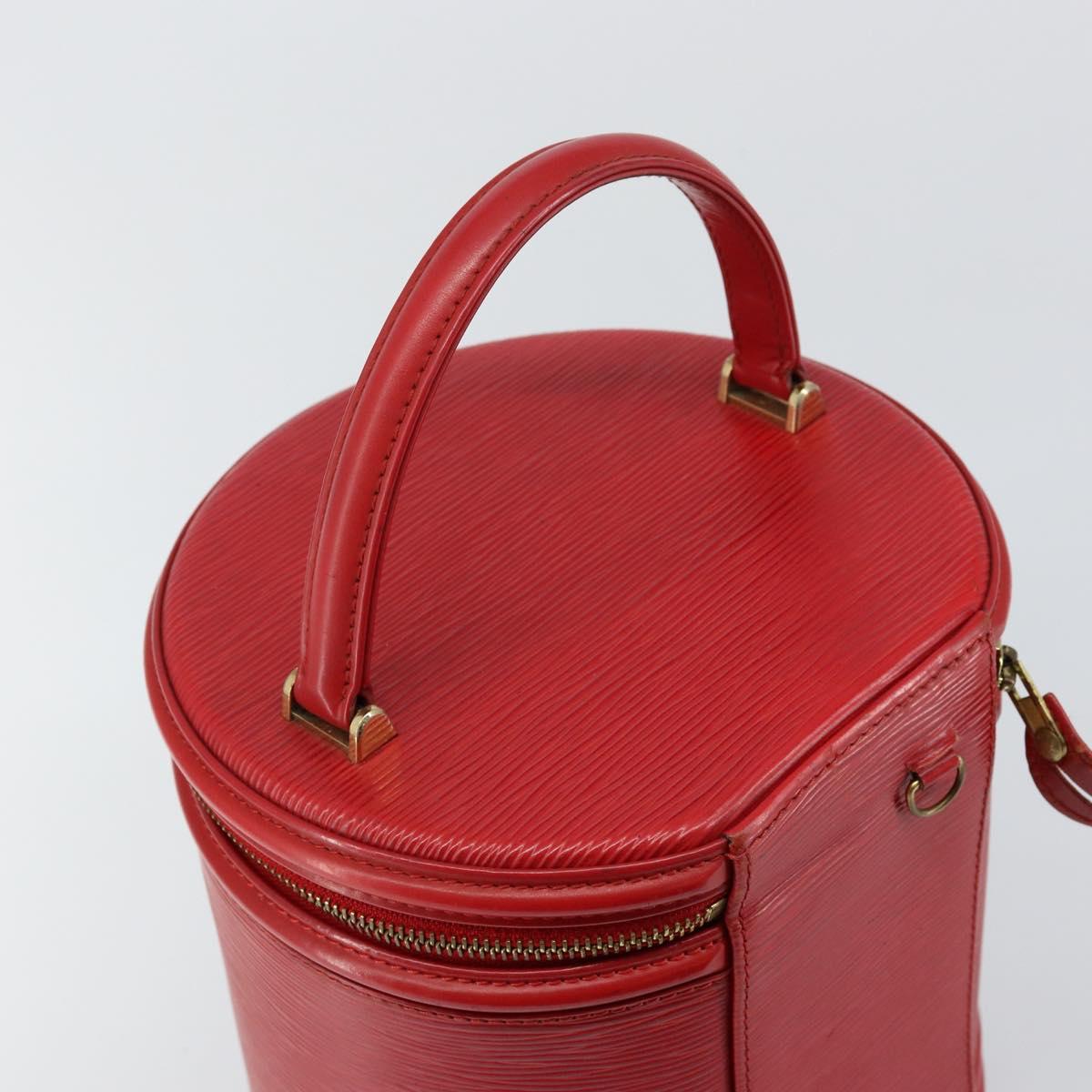 LOUIS VUITTON Epi Cannes Hand Bag Red M48037 LV Auth BA6526