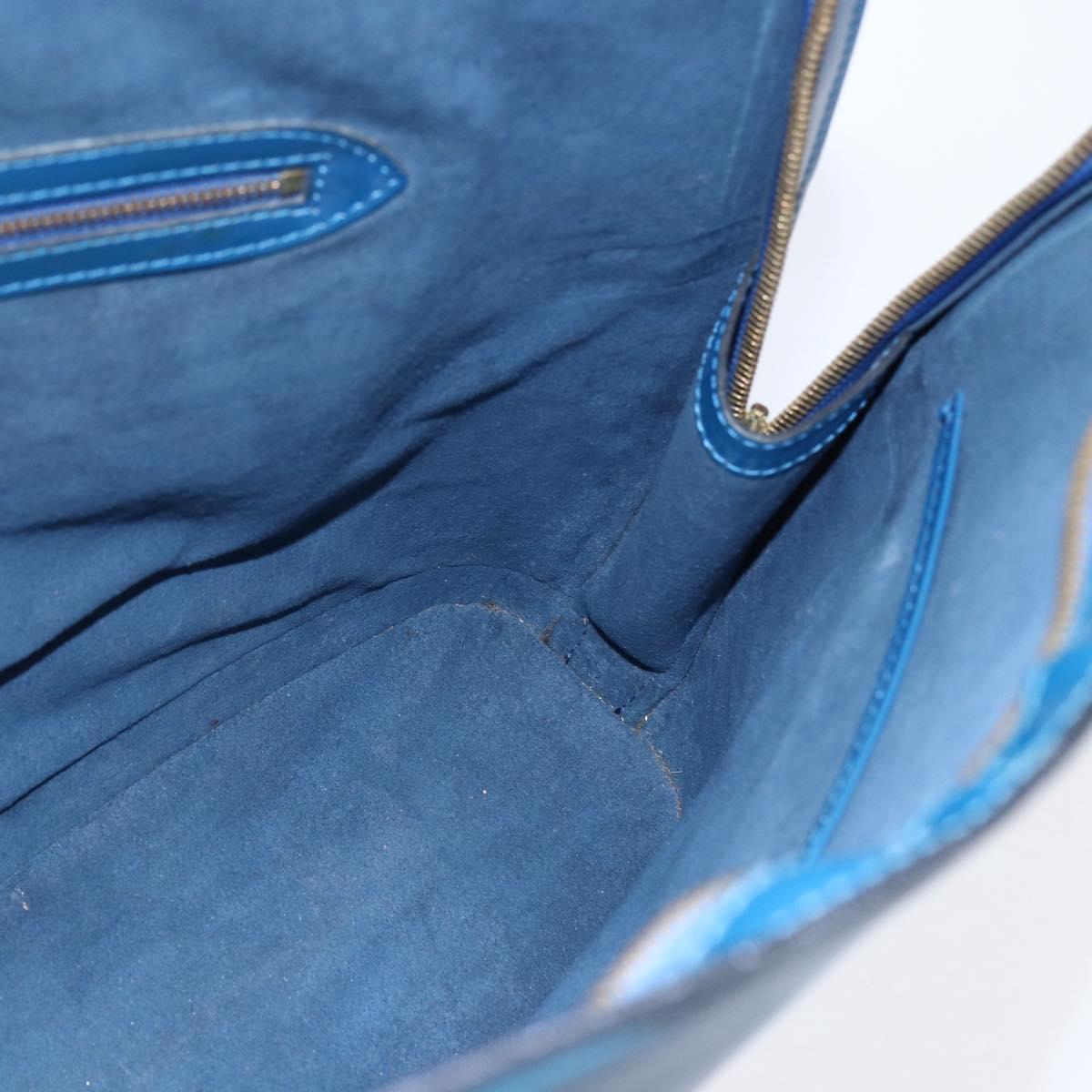 LOUIS VUITTON Epi Lussac Shoulder Bag Blue M52285 LV Auth BA6528