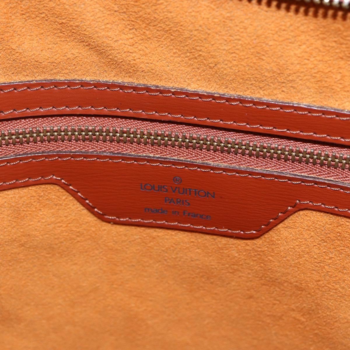 LOUIS VUITTON Epi Saint Jacques Shopping Bag Brown M52263 LV Auth BA6529