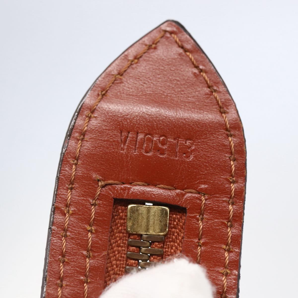 LOUIS VUITTON Epi Saint Jacques Shopping Bag Brown M52263 LV Auth BA6529