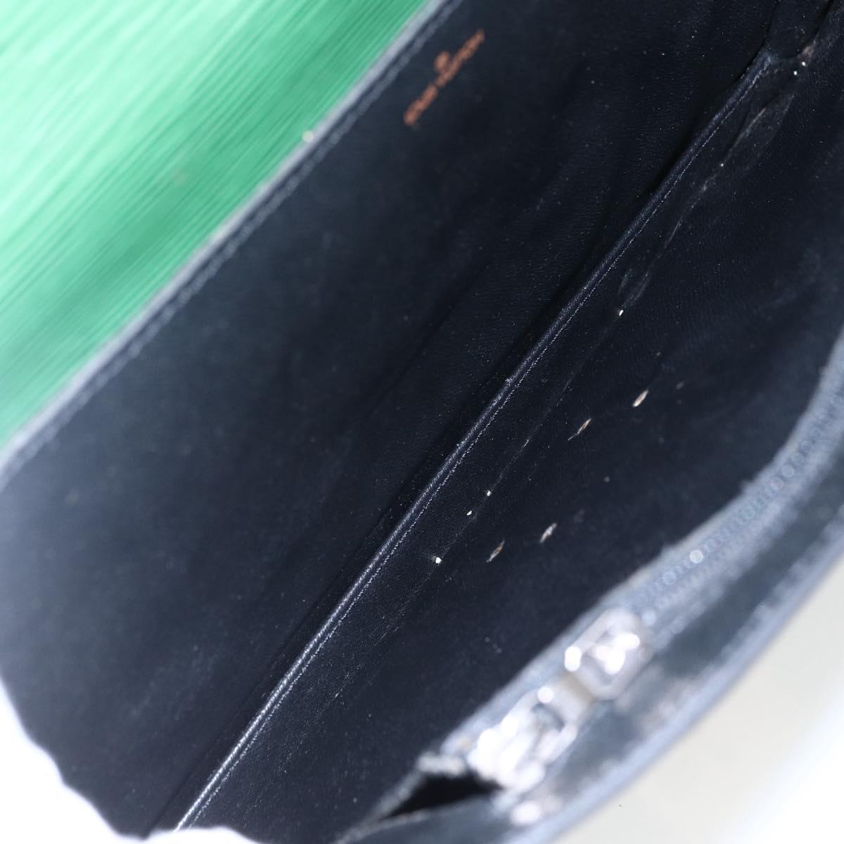 LOUIS VUITTON Epi Porte Documents Bandouliere Briefcase Green M54464 Auth BA6530