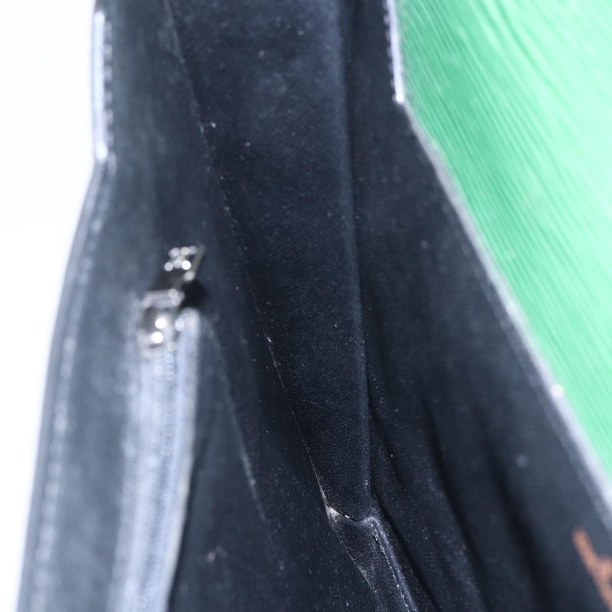 LOUIS VUITTON Epi Porte Documents Bandouliere Briefcase Green M54464 Auth BA6530