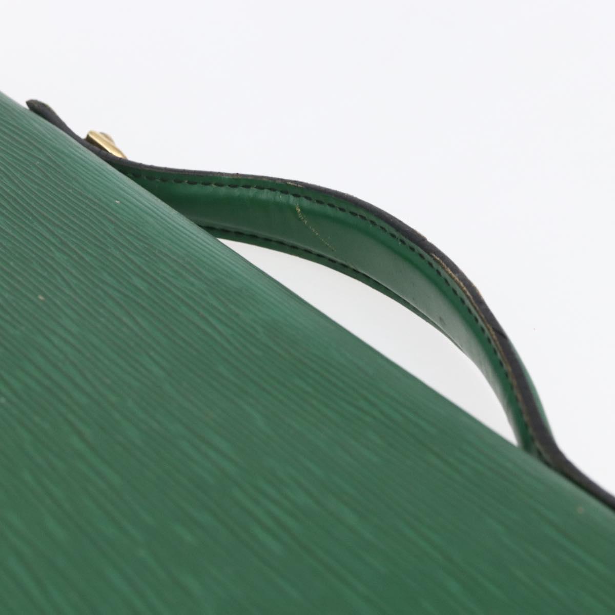 LOUIS VUITTON Epi Porte Documents Bandouliere Briefcase Green M54464 Auth BA6530