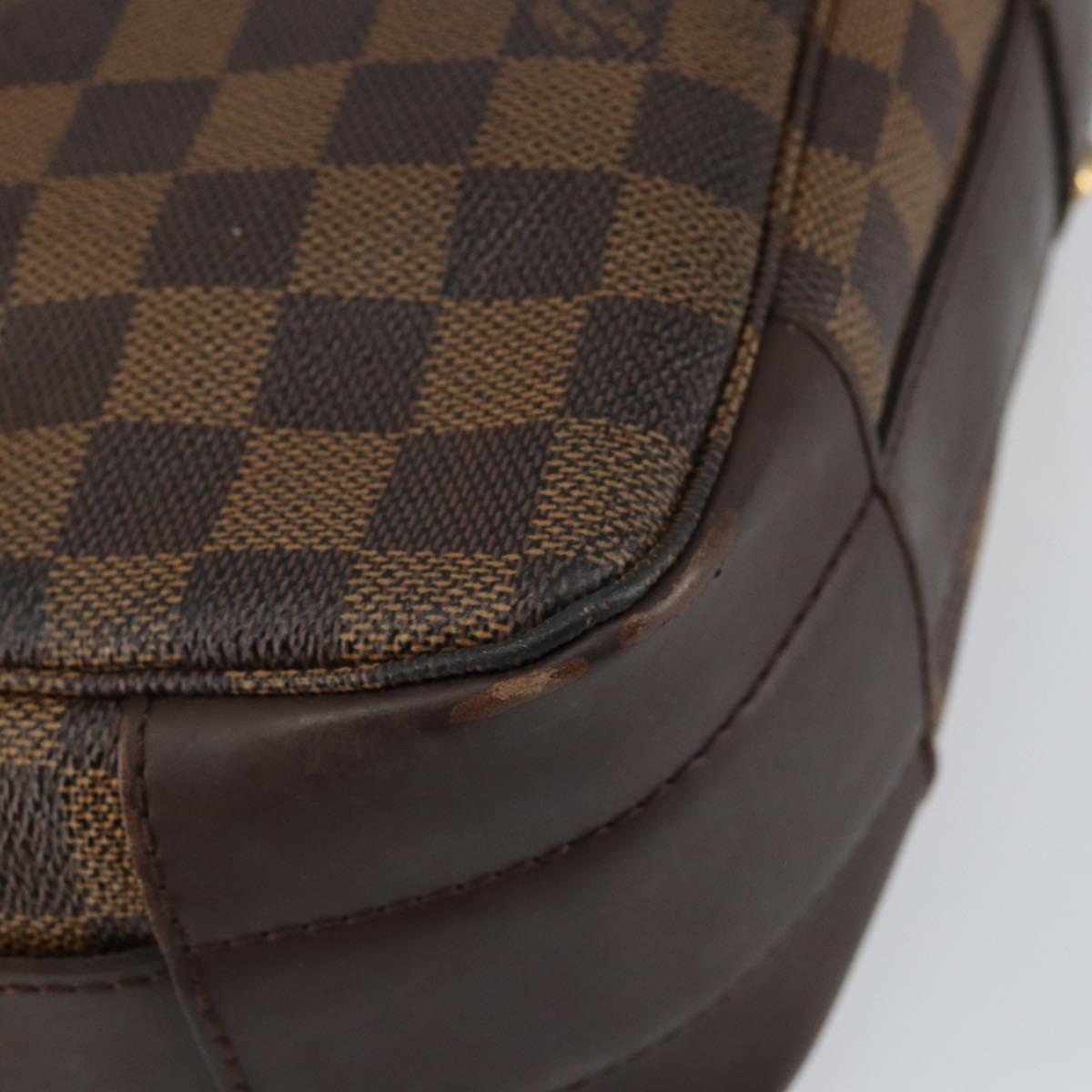 LOUIS VUITTON Damier Ebene Bastille Shoulder Bag N45258 LV Auth BA6532