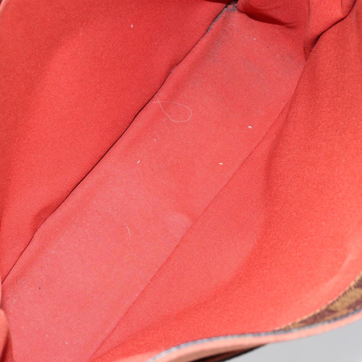 LOUIS VUITTON Damier Ebene Bastille Shoulder Bag N45258 LV Auth BA6532