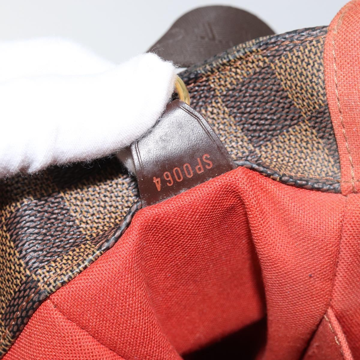 LOUIS VUITTON Damier Ebene Bastille Shoulder Bag N45258 LV Auth BA6532