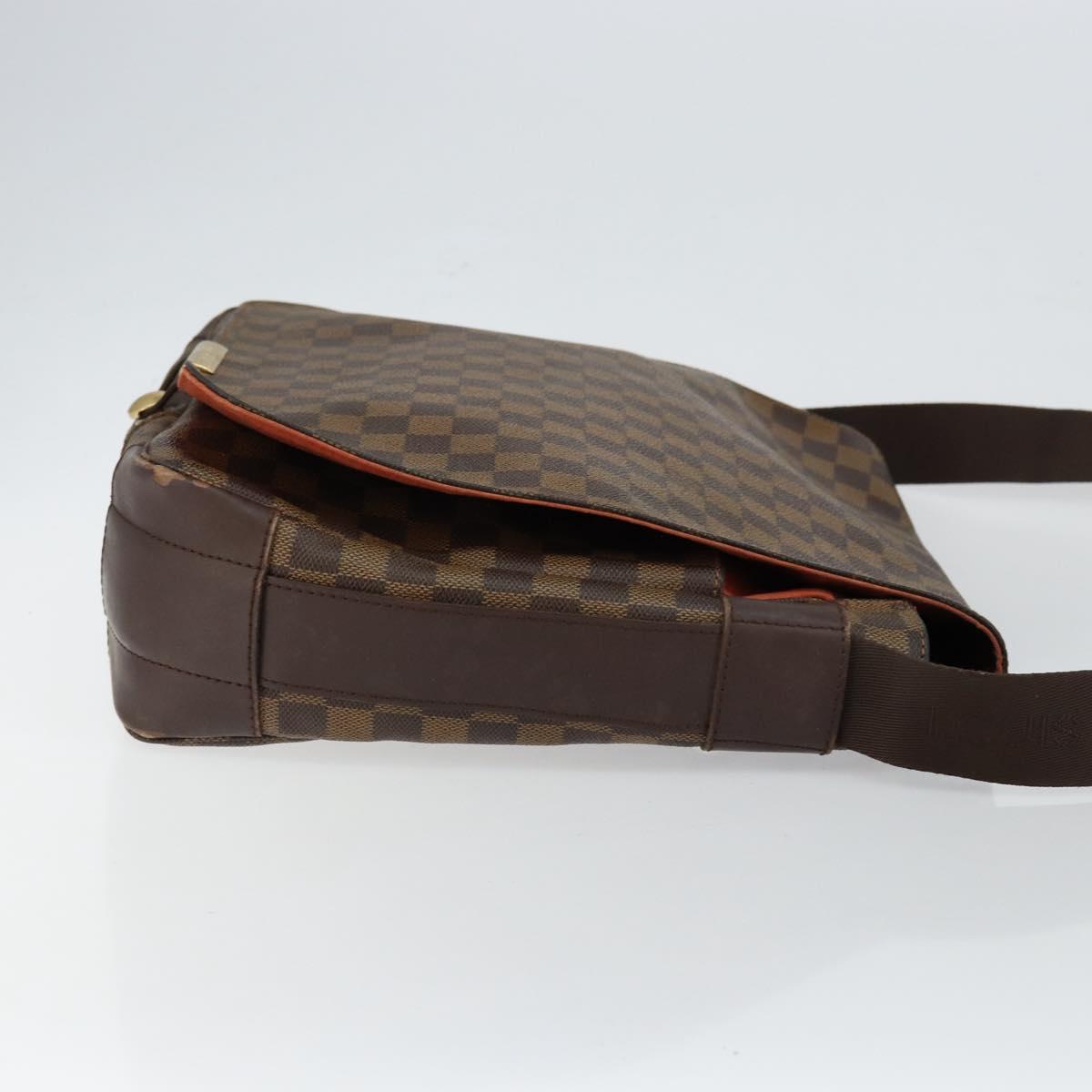 LOUIS VUITTON Damier Ebene Bastille Shoulder Bag N45258 LV Auth BA6532