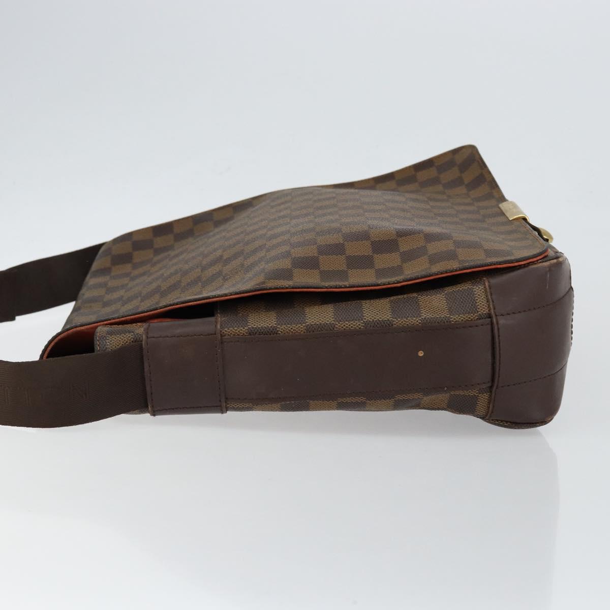 LOUIS VUITTON Damier Ebene Bastille Shoulder Bag N45258 LV Auth BA6532