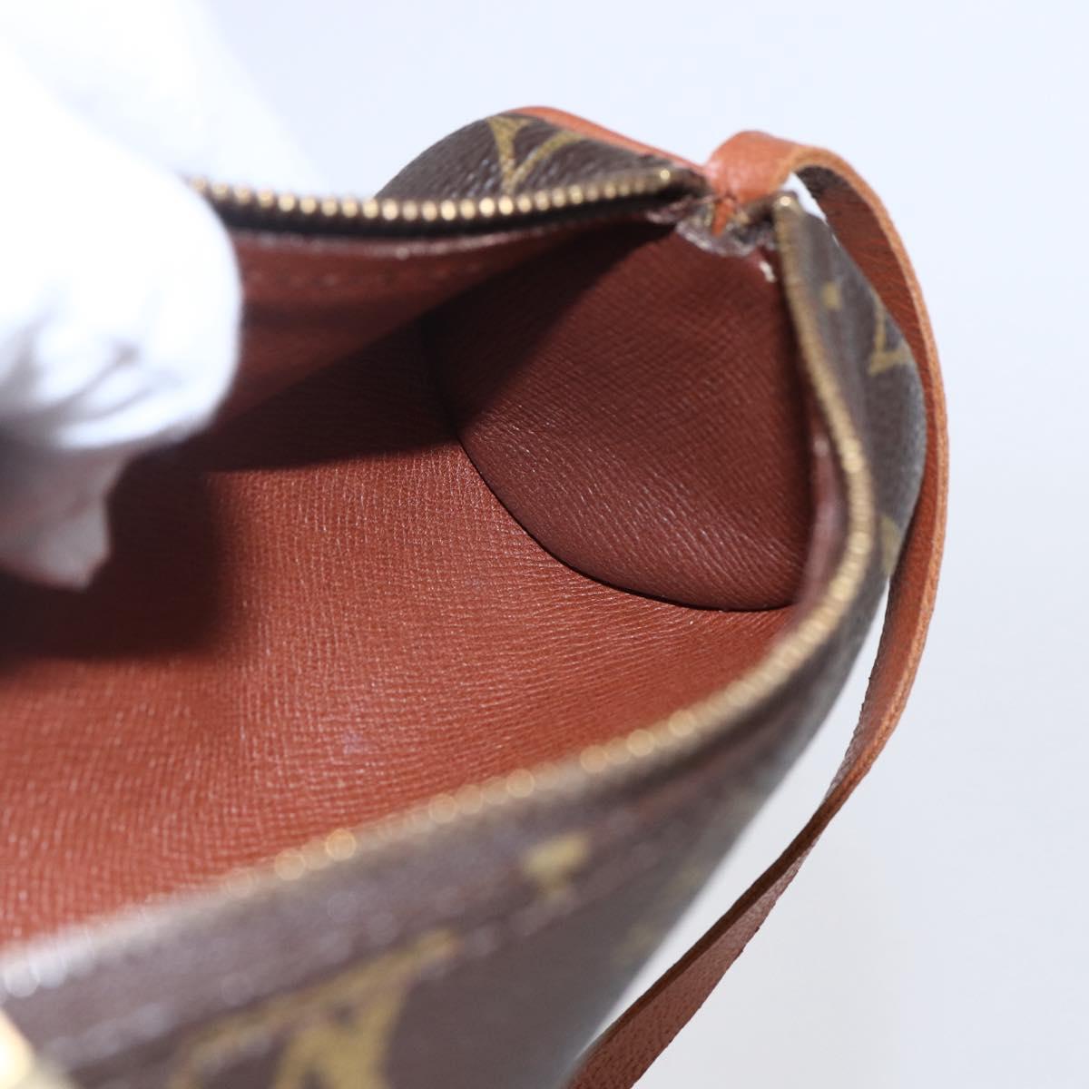LOUIS VUITTON Monogram Papillon Pouch LV Auth BA6540