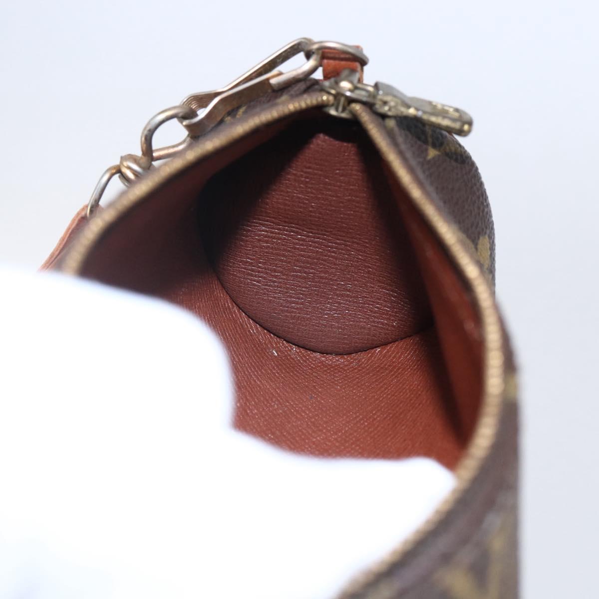 LOUIS VUITTON Monogram Papillon Pouch LV Auth BA6540