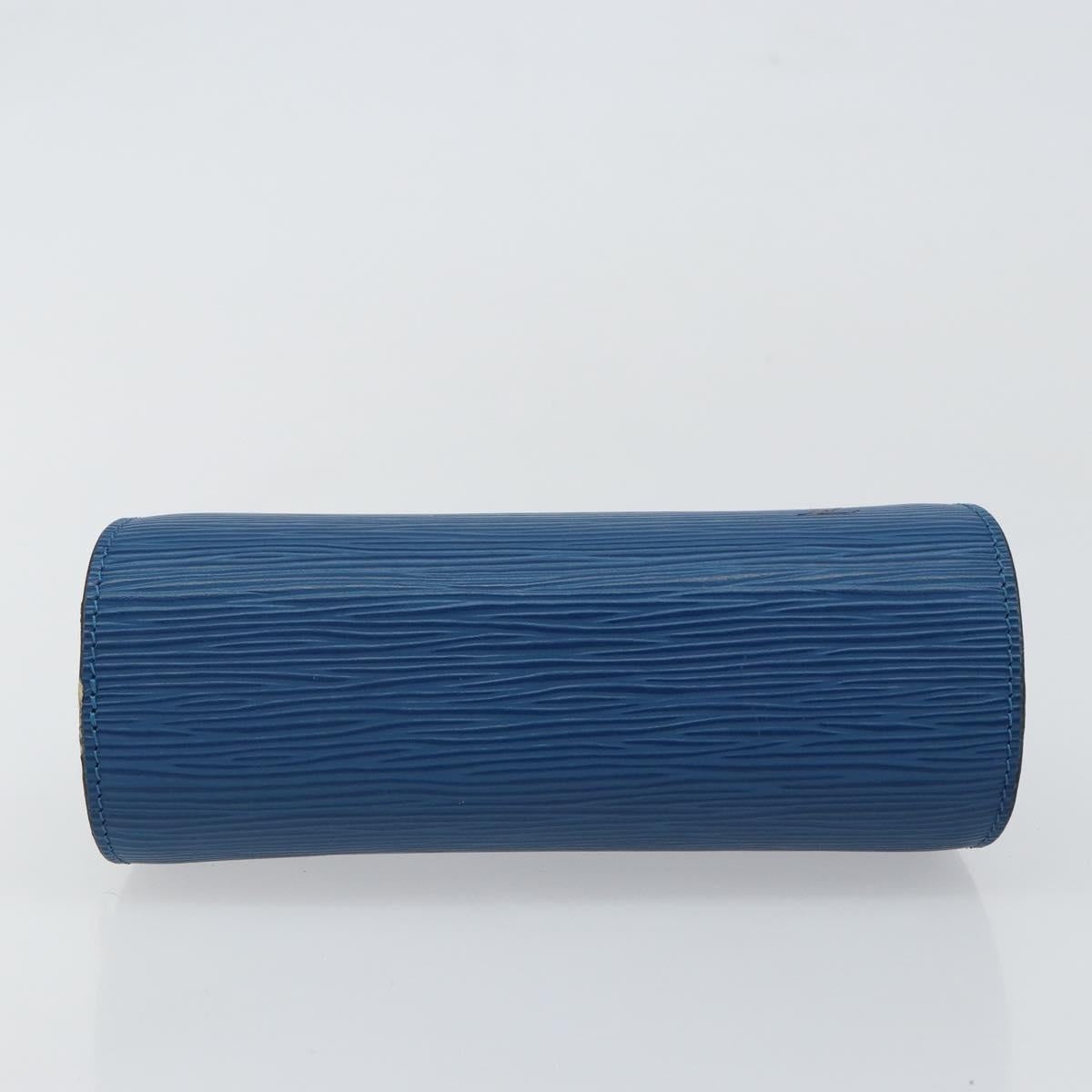 LOUIS VUITTON Epi Dauphine PM Pouch Blue M48445 LV Auth BA6544