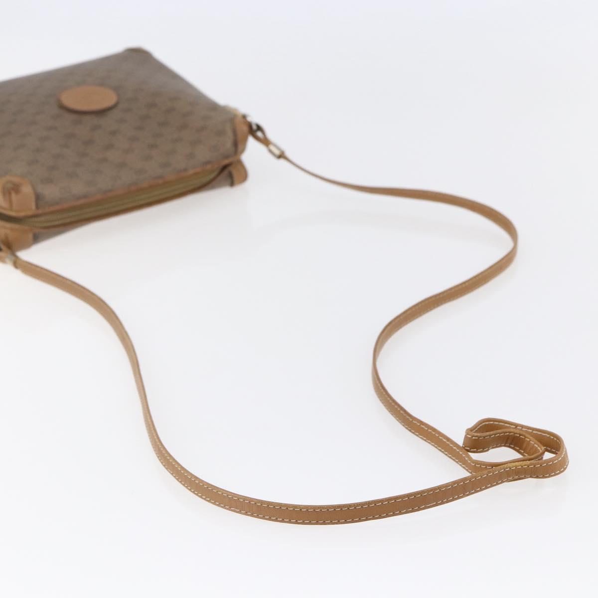 GUCCI Micro GG Supreme Shoulder Bag PVC Brown Gold 007 104 4916 Auth BA6559