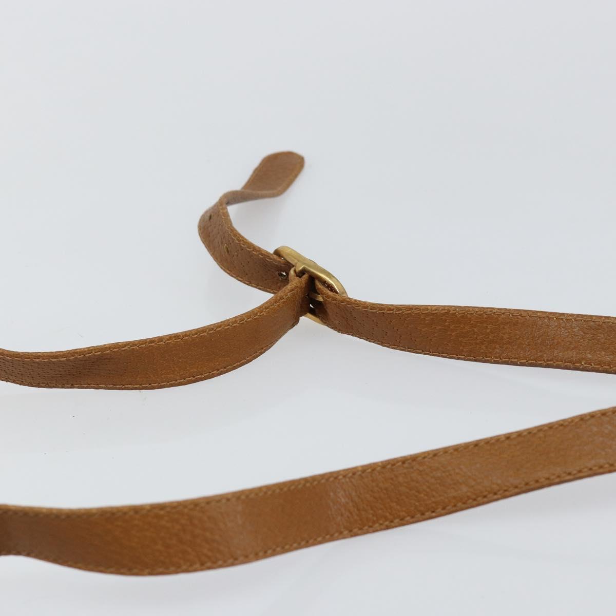 GUCCI GG Supreme Shoulder Bag PVC Beige Gold 116 02 076 Auth BA6563