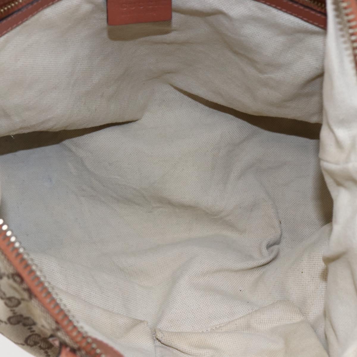 GUCCI GG Canvas Abbey Tote Bag Beige Gold 269957 Auth BA6569