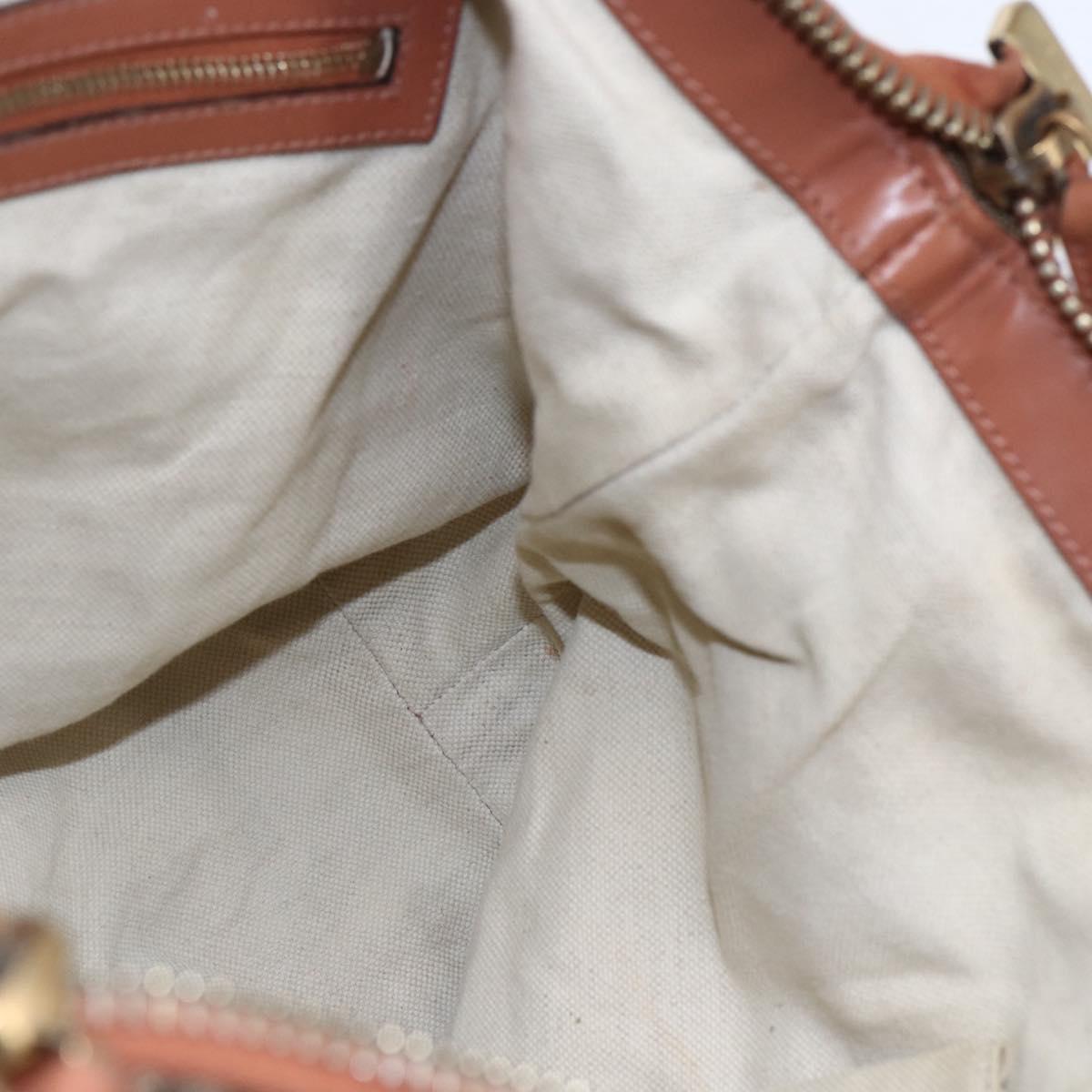 GUCCI GG Canvas Abbey Tote Bag Beige Gold 269957 Auth BA6569